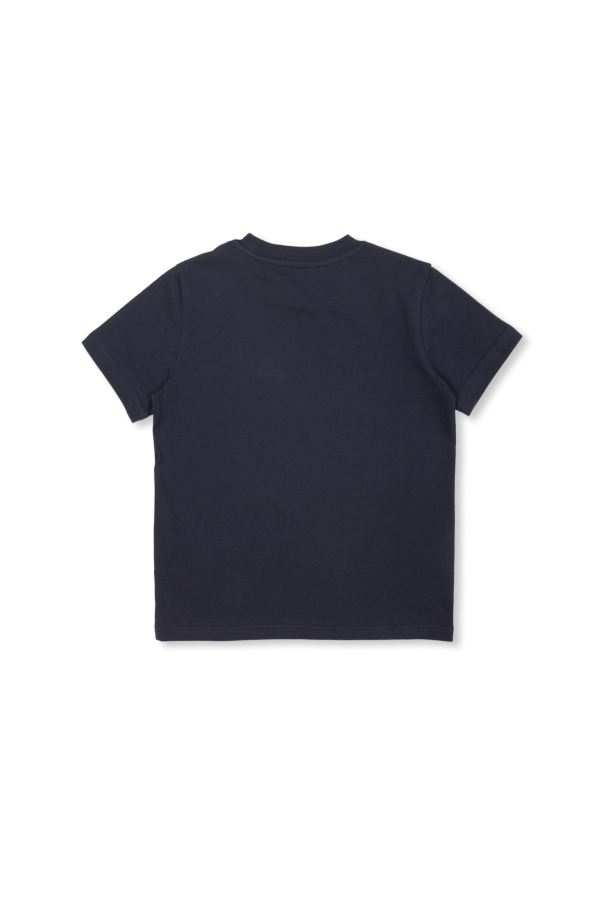 Moncler Enfant Cotton T-shirt 8-Bit with logo