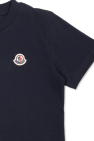 Moncler Enfant NAVY BLUE Cotton T-shirt with logo