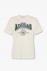 ADIDAS Originals cream T-shirt with logo