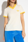 ADIDAS Originals cream T-shirt with logo