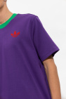 ADIDAS Originals PURPLE T-shirt with logo