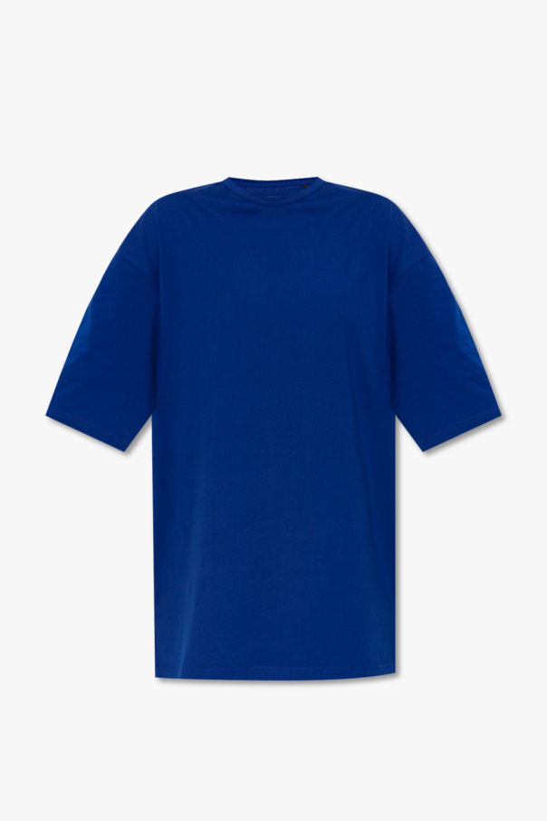 Y-3 Yohji Yamamoto Canali graphic print fitted T-shirt Blu