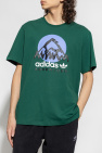 ADIDAS Originals GREEN T-shirt with logo