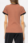 ADIDAS Originals BROWN Ribbed T-shirt