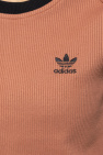 ADIDAS Originals BROWN Ribbed T-shirt