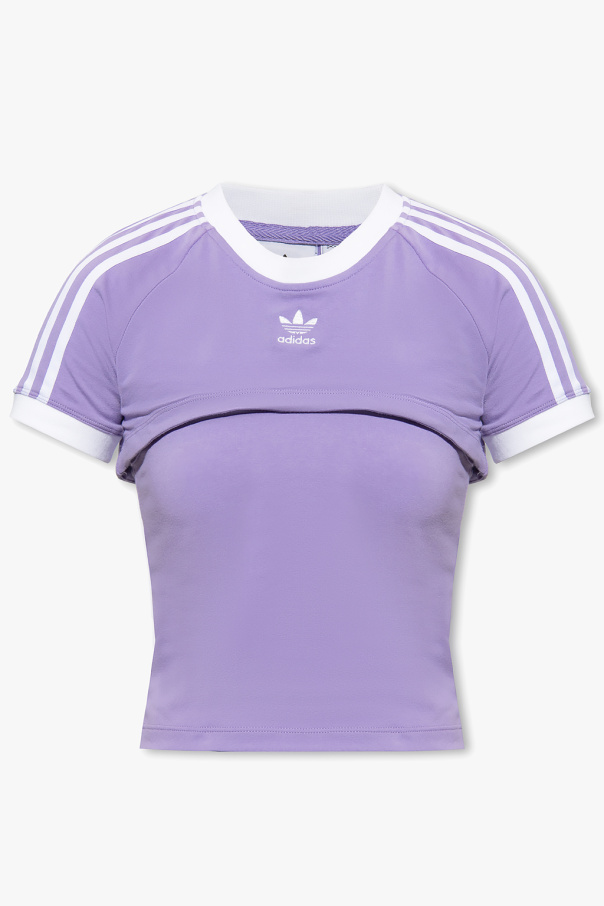 ADIDAS fashion Originals Two-layered top with logo