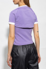 ADIDAS Originals PURPLE Two-layered top with logo