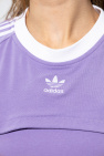 ADIDAS Originals PURPLE Two-layered top with logo