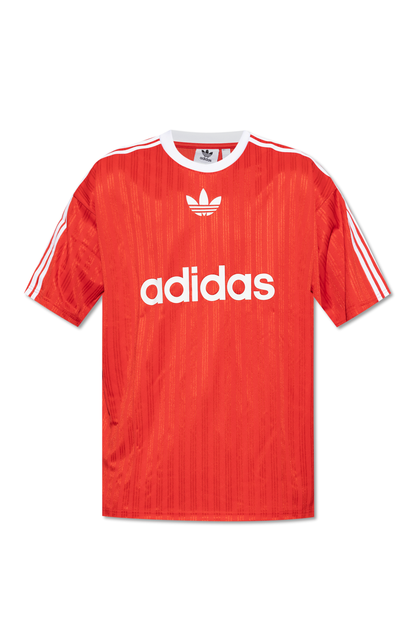 Red T-shirt with logo ADIDAS Originals - Vitkac GB