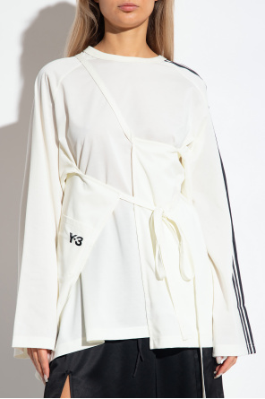 Y-3 Yohji Yamamoto Oversize T-shirt with tie details