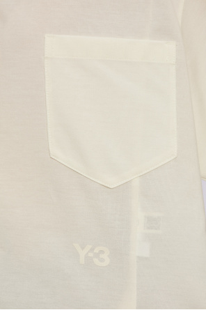 Y-3 Yohji Yamamoto Asymmetrical T-shirt with logo