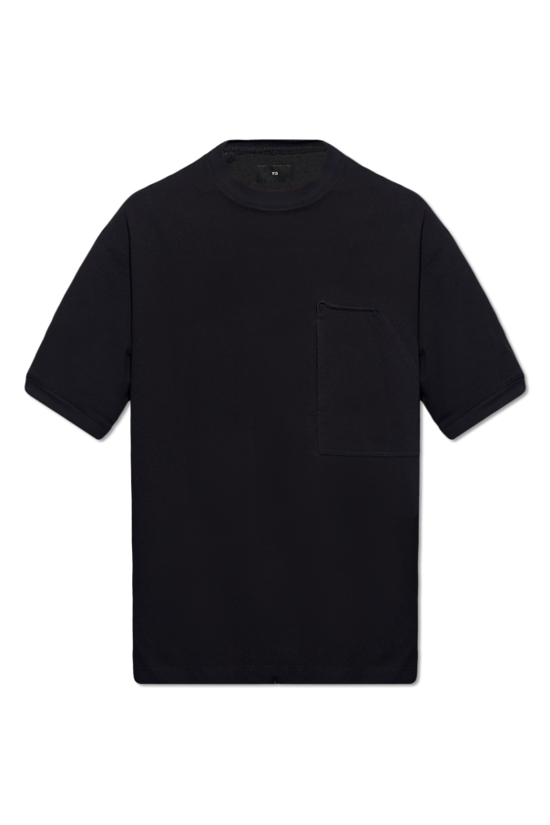 Y-3 Yohji Yamamoto T-shirt z kieszenią