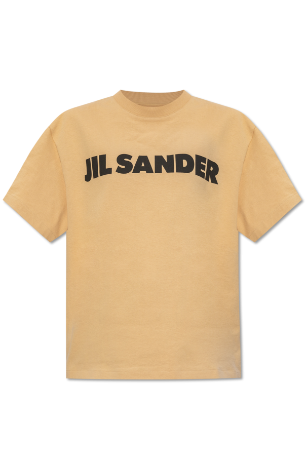 Jil Sander pinstripe-print cotton shirt - Yellow