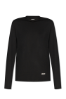 JIL SANDER BLACK Long-sleeved T-shirt