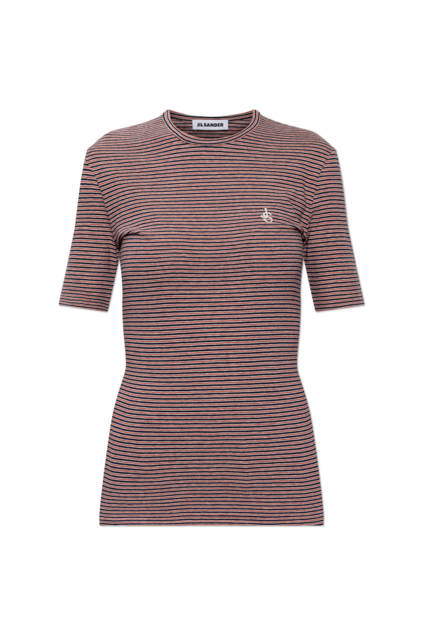 Striped pattern T-shirt od JIL SANDER