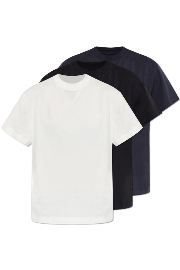Three-pack of cotton T-shirts od JIL SANDER