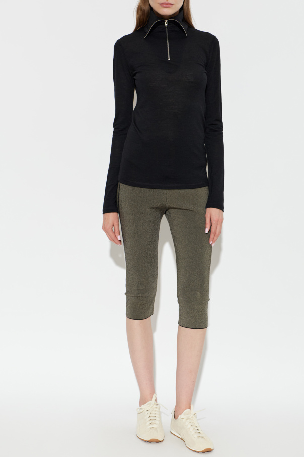 JIL SANDER Top ze stójką