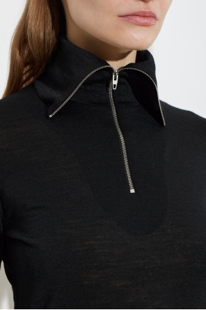 JIL SANDER Top ze stójką