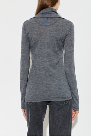 JIL SANDER Top ze stójką