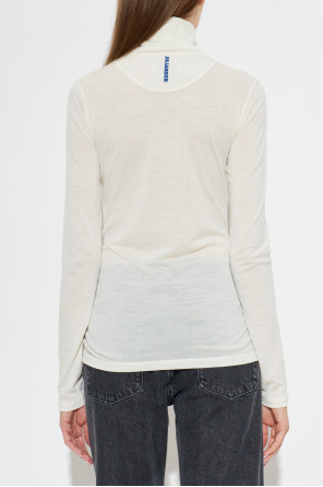 JIL SANDER Top ze stójką