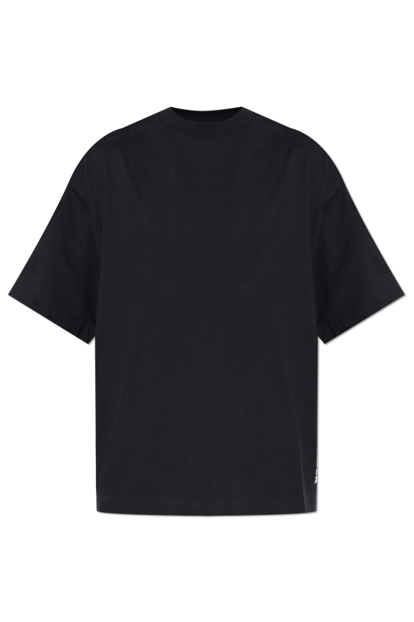 T-shirt with printed logo od JIL SANDER
