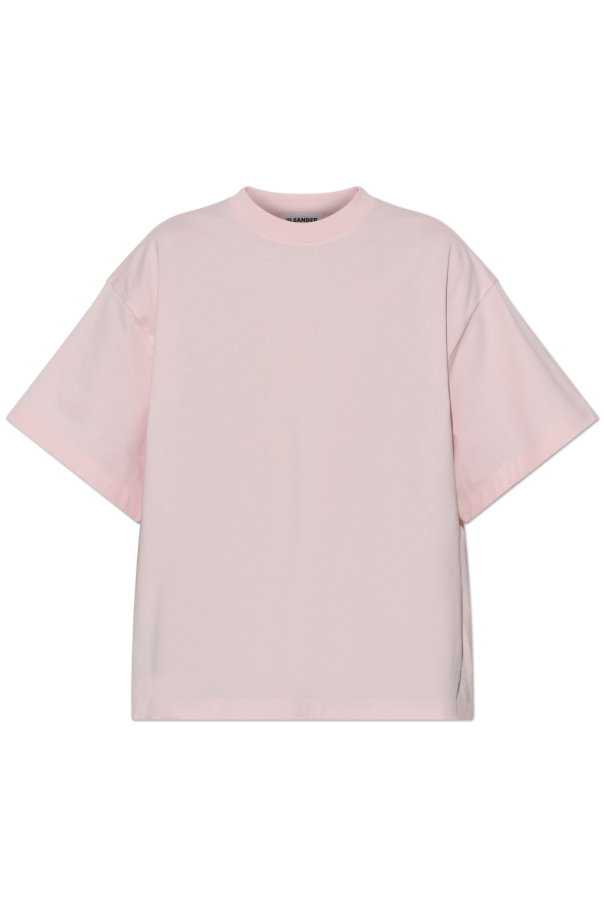T-shirt with printed logo od JIL SANDER