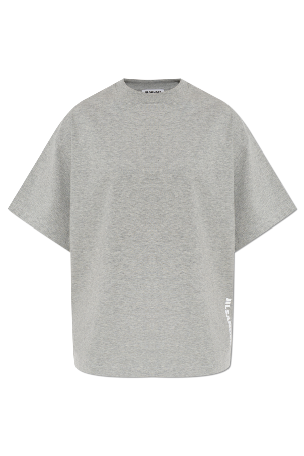 T-shirt with printed logo od JIL SANDER