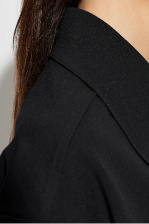 JIL SANDER Loose-fit top with a sweetheart neckline