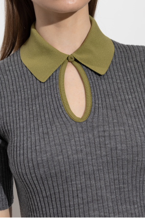 JIL SANDER Wełniane polo