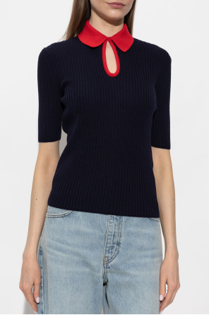 JIL SANDER Wełniane polo