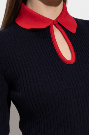 JIL SANDER Wełniane polo