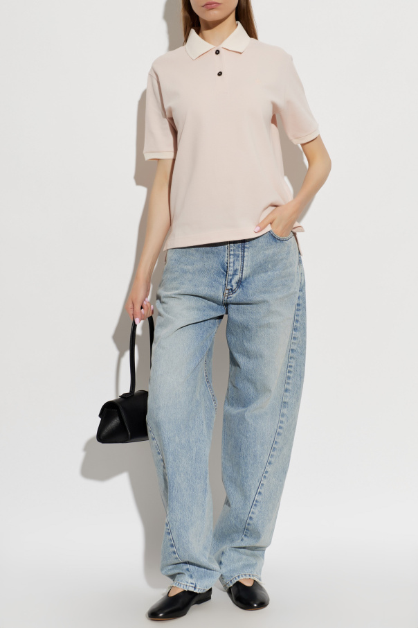 JIL SANDER Polo s vyšitým logom
