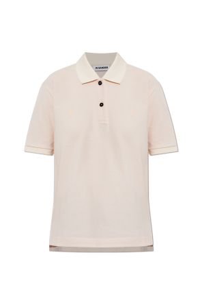 Polo with embroidered logo
