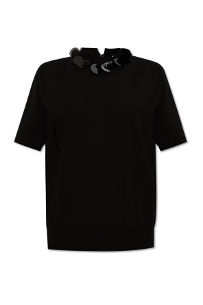 Jil Sander logo-embroidered cotton shirt od JIL SANDER