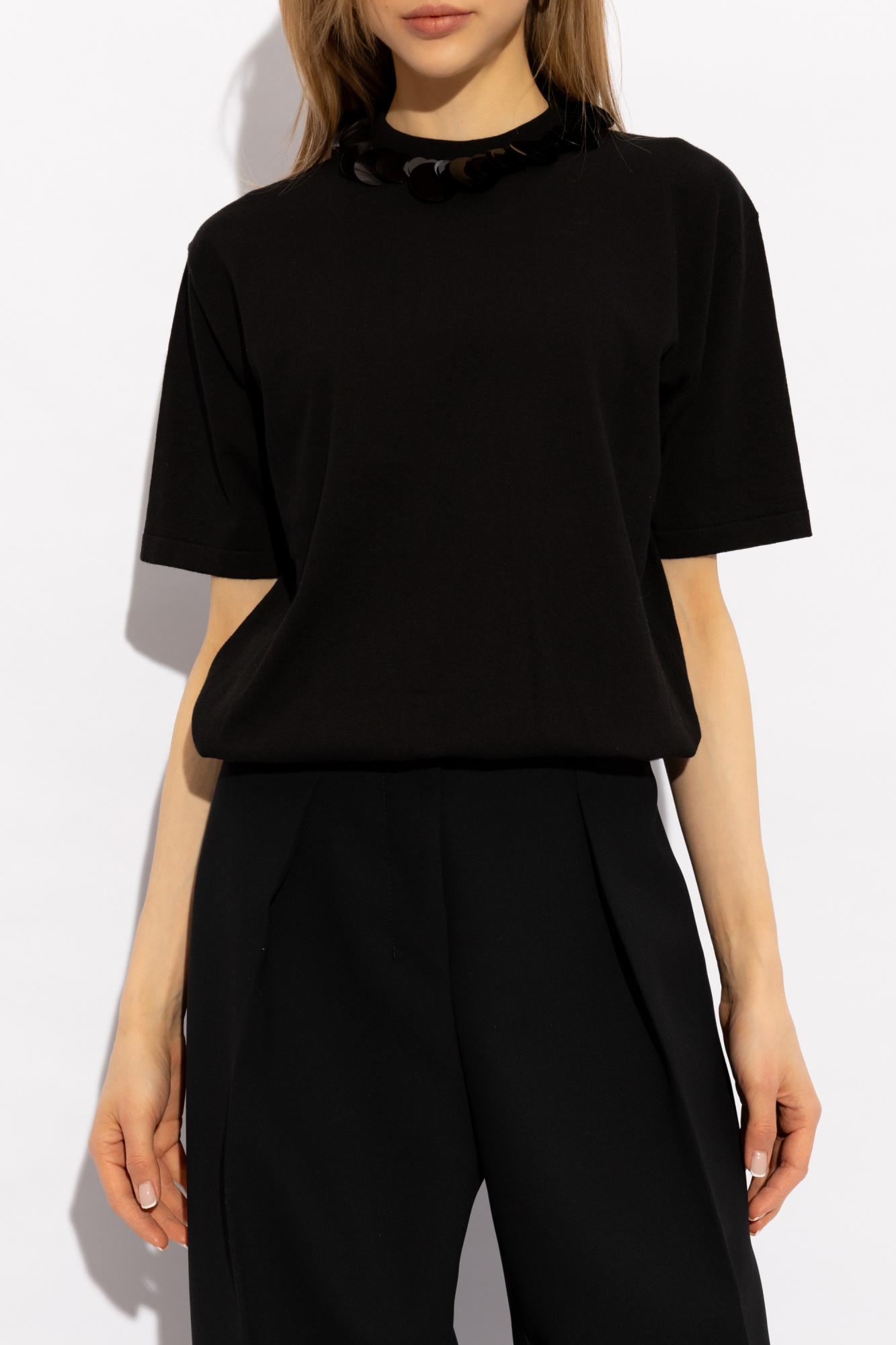 JIL SANDER Sequin Top