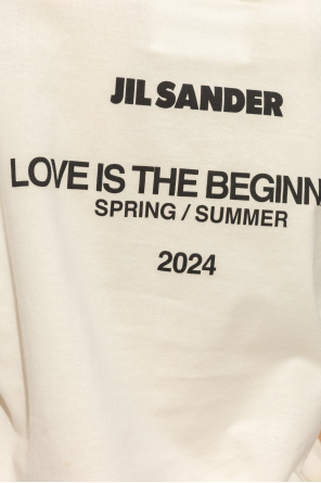 JIL SANDER T-shirt z nadrukiem