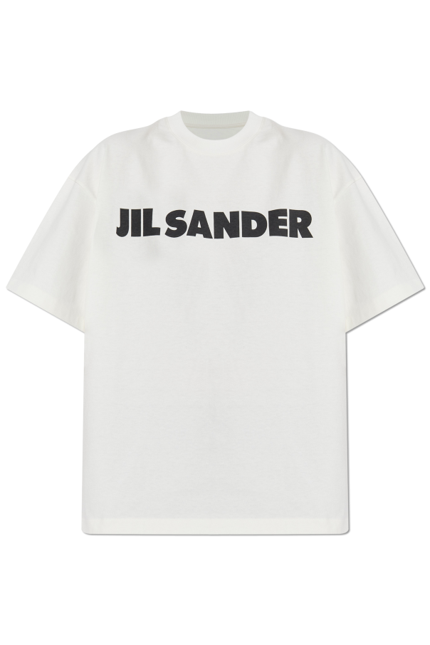 T-shirt with printed logo od JIL SANDER