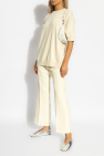 JIL SANDER cream Short-sleeve sweater