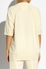 JIL SANDER cream Short-sleeve sweater