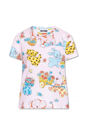 Printed t-shirt od Moschino