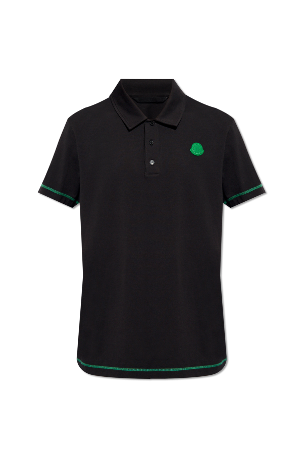 Moncler shorts polo shirt with logo