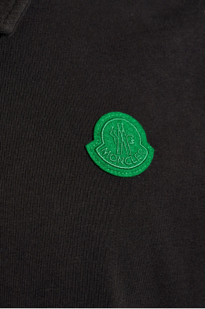 Moncler shorts polo shirt with logo
