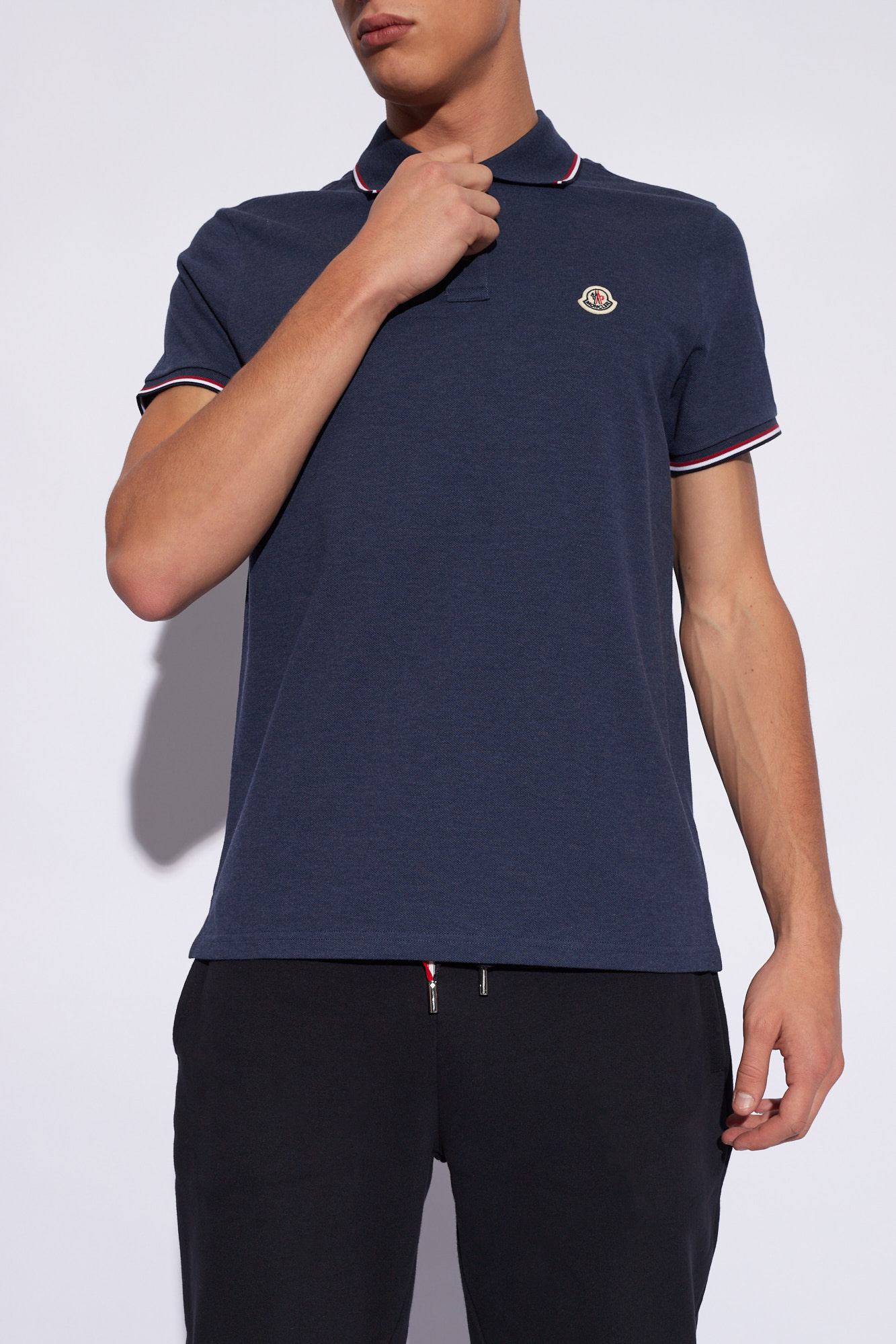 Moncler versace barocco motif polo shirt item