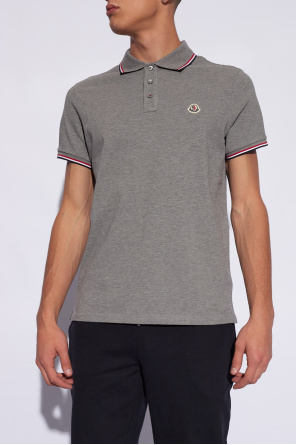 Moncler pullover polo shirt Blu