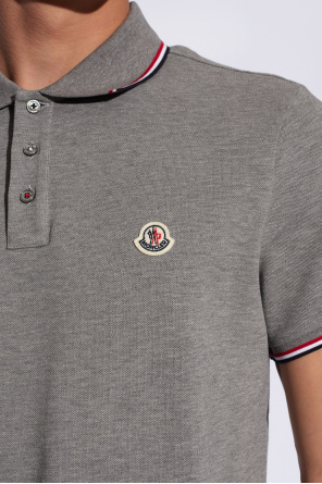 Moncler pullover polo shirt Blu