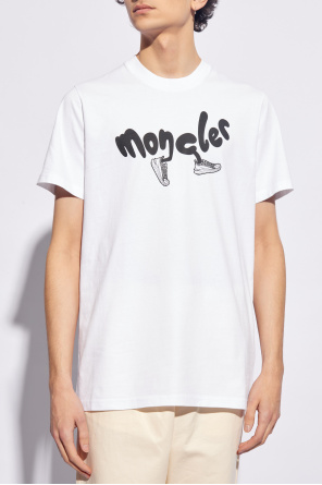 Moncler Teddy Bear bow-embellished T-shirt