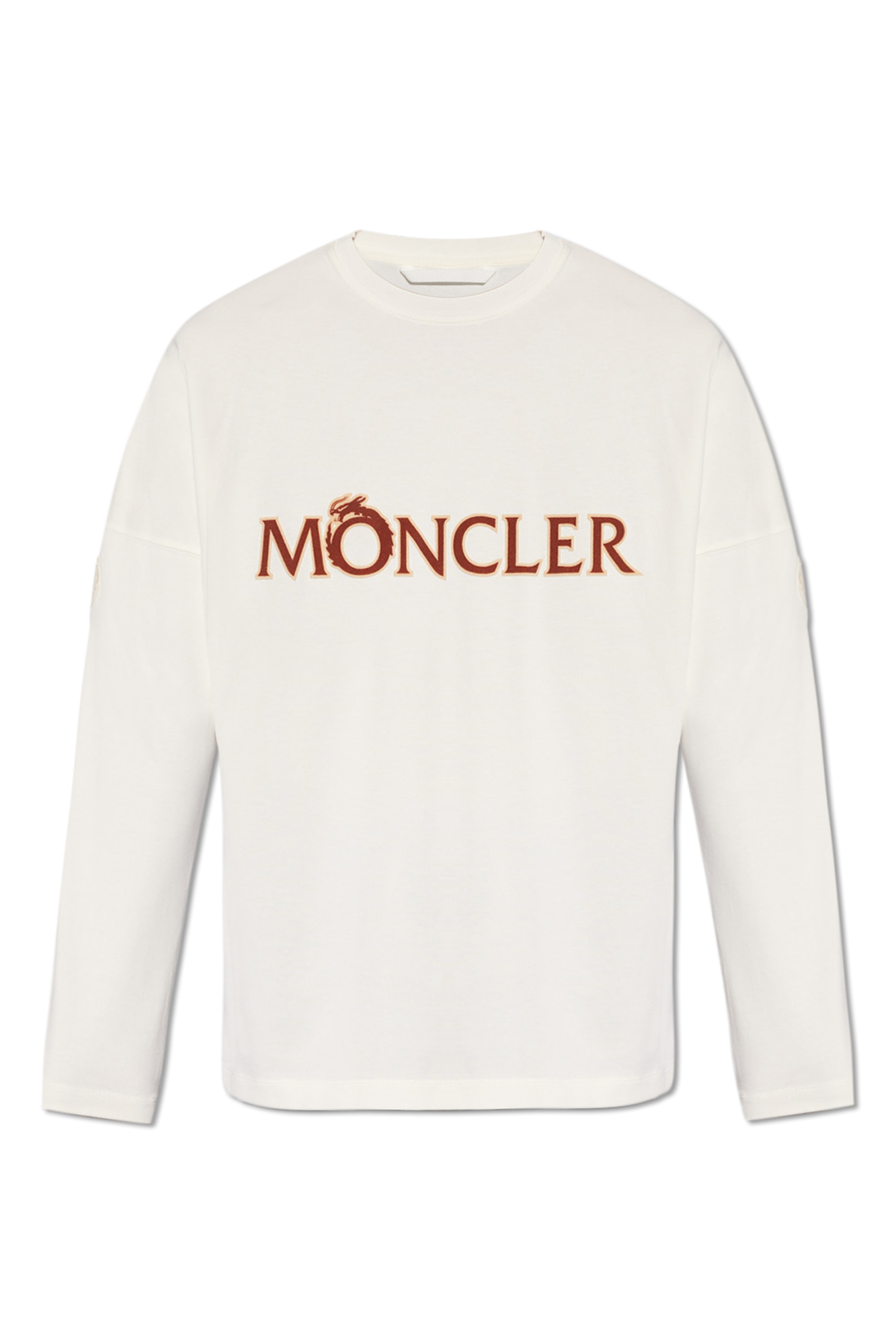 Moncler ASOS Actual Übergroßes T-shirt Sweatshirts mit vertikalen Streifen und Logo