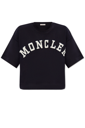 Love Moschino T-Shirt mit Stern-Logo in Schwarz