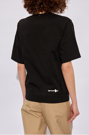Moncler Grenoble ariat authentic logo short sleeve t shirt ladies