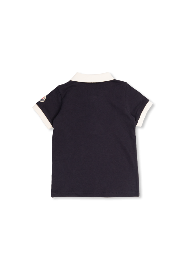 Moncler Enfant Cotton polo shirt